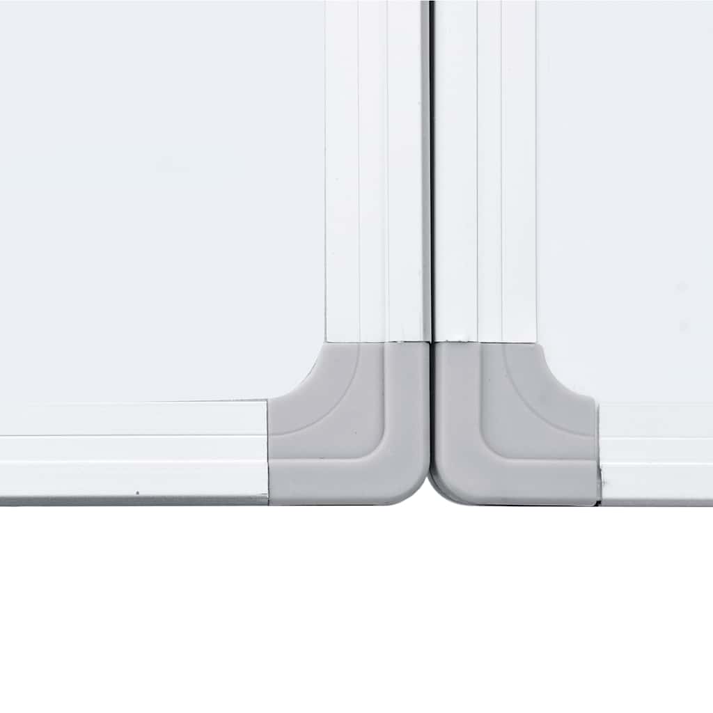 Magnetic Whiteboard Foldable 180x80x1.7 cm Aluminium