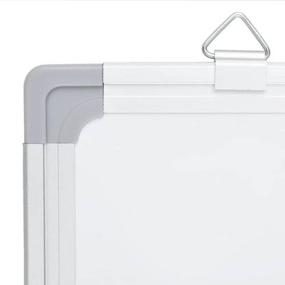 Magnetic Whiteboard Foldable 160x50x1.7 cm Aluminium