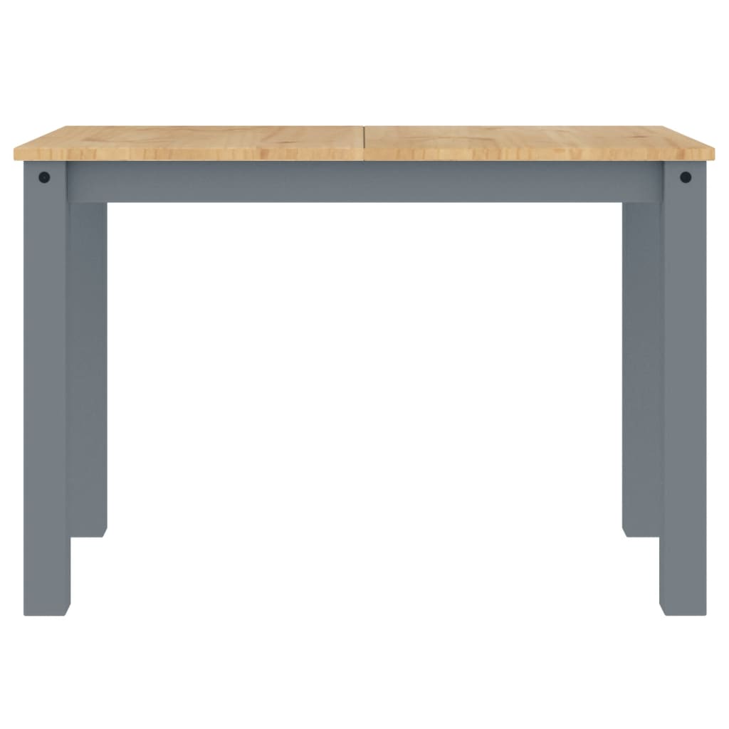 Dining Table PANAMA Grey 112x60x75 cm Solid Wood Pine