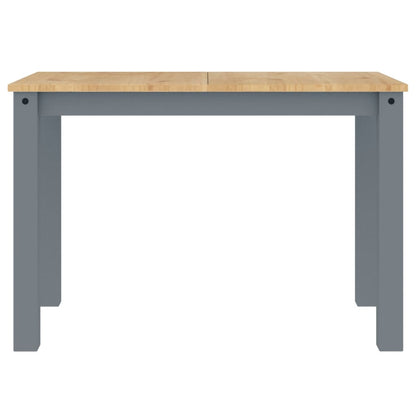 Dining Table PANAMA Grey 112x60x75 cm Solid Wood Pine