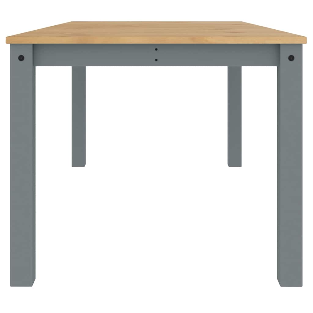 Dining Table Panama Grey 180x90x75 cm Solid Wood Pine