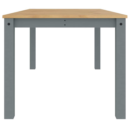 Dining Table Panama Grey 180x90x75 cm Solid Wood Pine