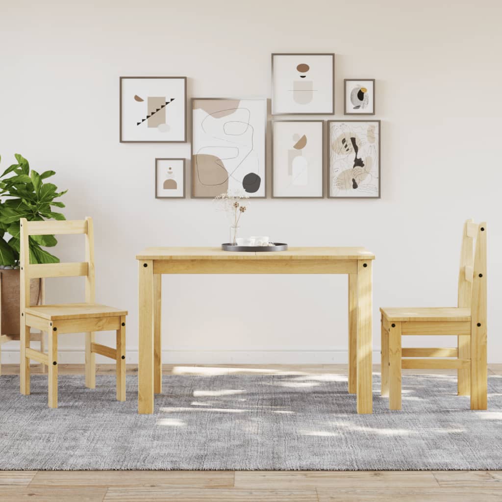 Dining Chairs 2 pcs PANAMA 40x46x90 cm Solid Wood Pine