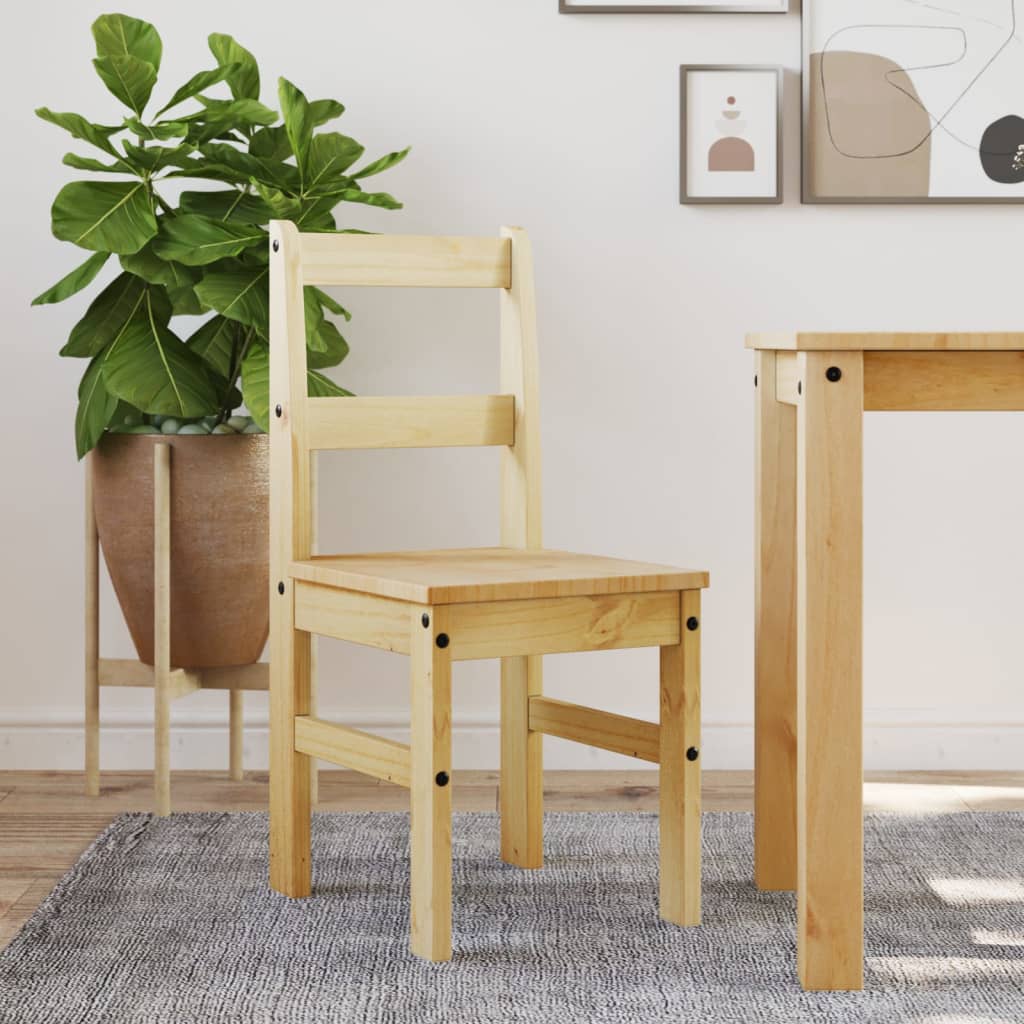 Dining Chairs 2 pcs PANAMA 40x46x90 cm Solid Wood Pine