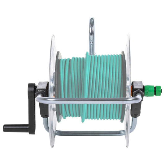Hose Reel Wall Mounted for 50 m 1/2" or 35 m 3/4" Hose Steel