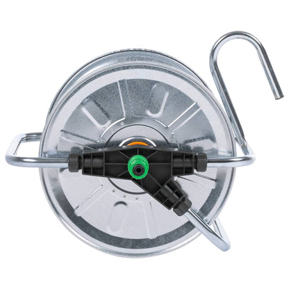 Hose Reel Wall Mounted for 50 m 1/2" or 35 m 3/4" Hose Steel
