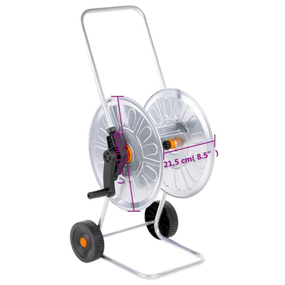 Hose Reel Cart for 60 m 1/2" Hose Steel
