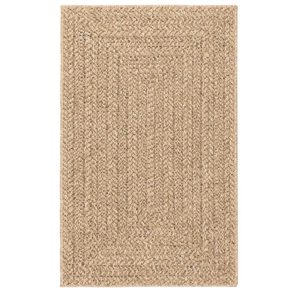 Rug ZIZUR 240x340 cm Jute Look Indoor and Outdoor