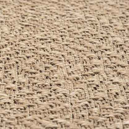 Rug ZIZUR 120x120 cm Jute Look Indoor and Outdoor