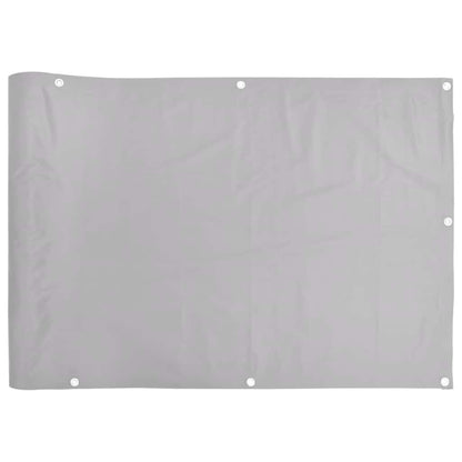 Balcony Privacy Screen Grey 300x75 cm PVC
