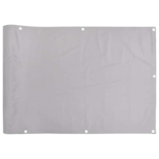 Balcony Privacy Screen Grey 300x120 cm PVC