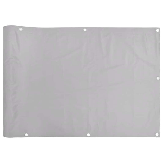 Balcony Privacy Screen Grey 400x120 cm PVC