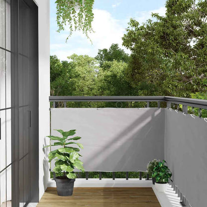 Balcony Privacy Screen Grey 500x120 cm PVC