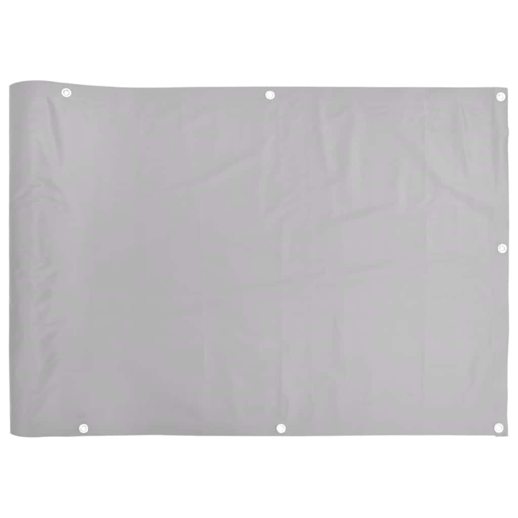 Balcony Privacy Screen Grey 700x120 cm PVC