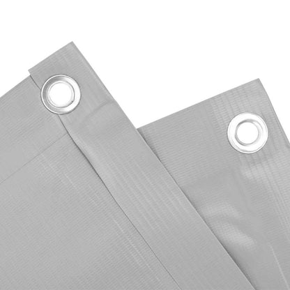 Balcony Privacy Screen Grey 700x120 cm PVC