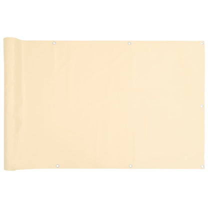 Balcony Privacy Screen Cream 800x120 cm PVC