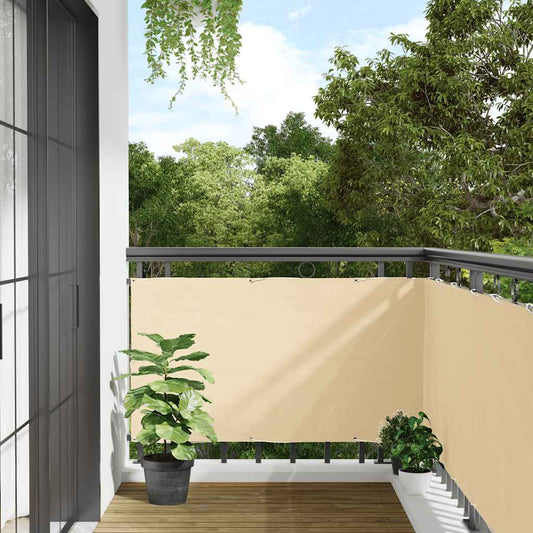 Balcony Privacy Screen Cream 800x120 cm PVC