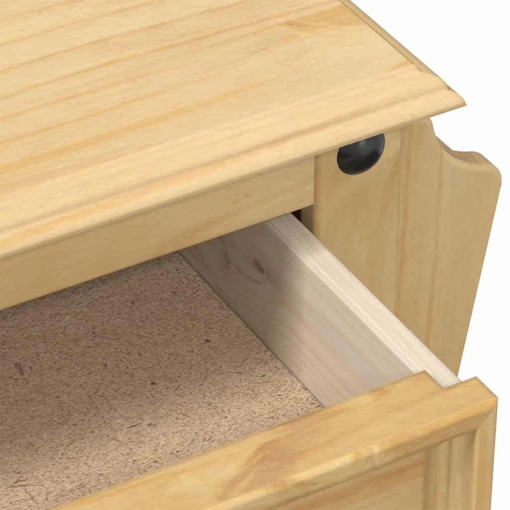 Bedside Cabinet Corona 45x35x47.5 cm Solid Wood Pine