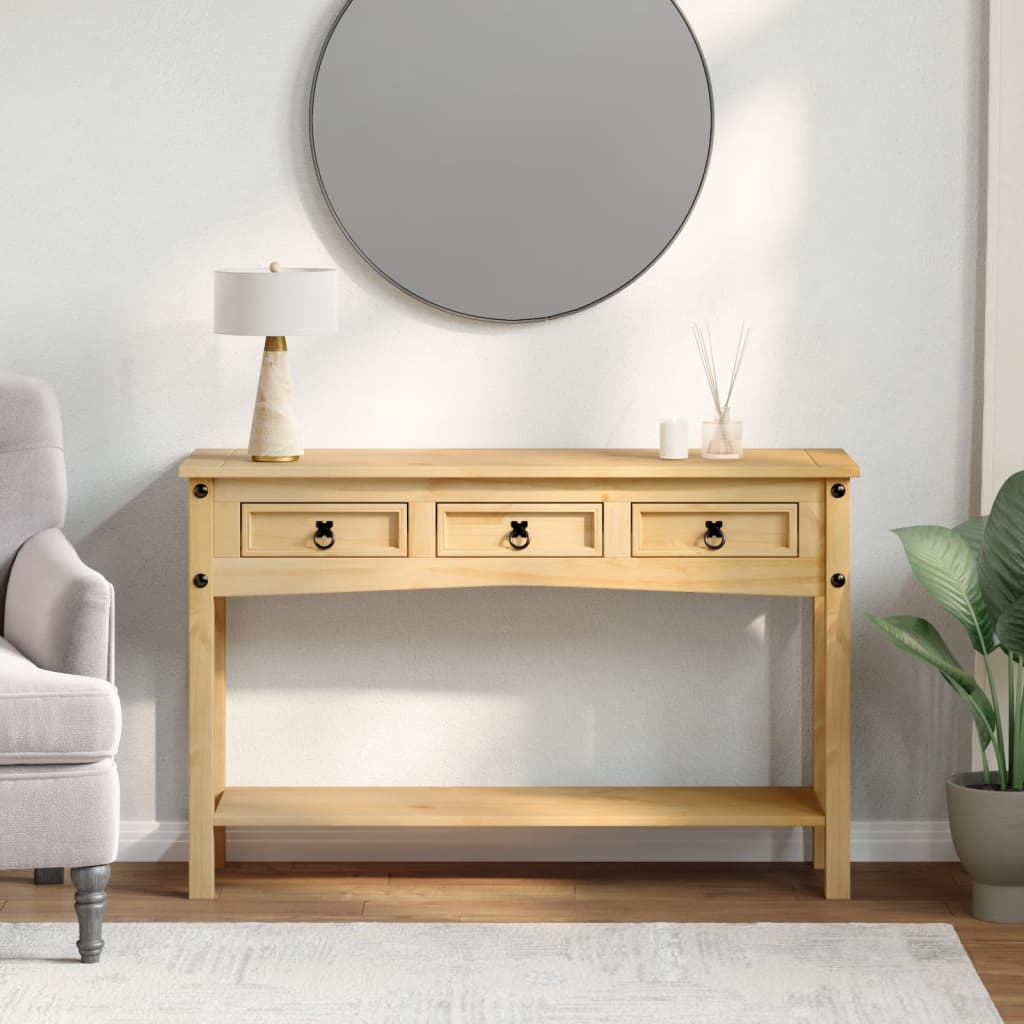 Console Table "Corona" 114x34,5x73 cm Solid Wood Pine
