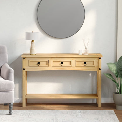 Console Table "Corona" 114x34,5x73 cm Solid Wood Pine