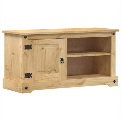TV Cabinet "Corona" 100x40x52 cm Solid Wood Pine