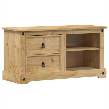 TV Cabinet "Corona" 100x40x52 cm Solid Wood Pine