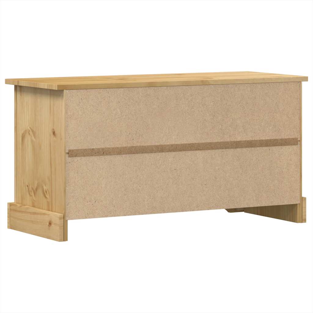 TV Cabinet "Corona" 100x40x52 cm Solid Wood Pine