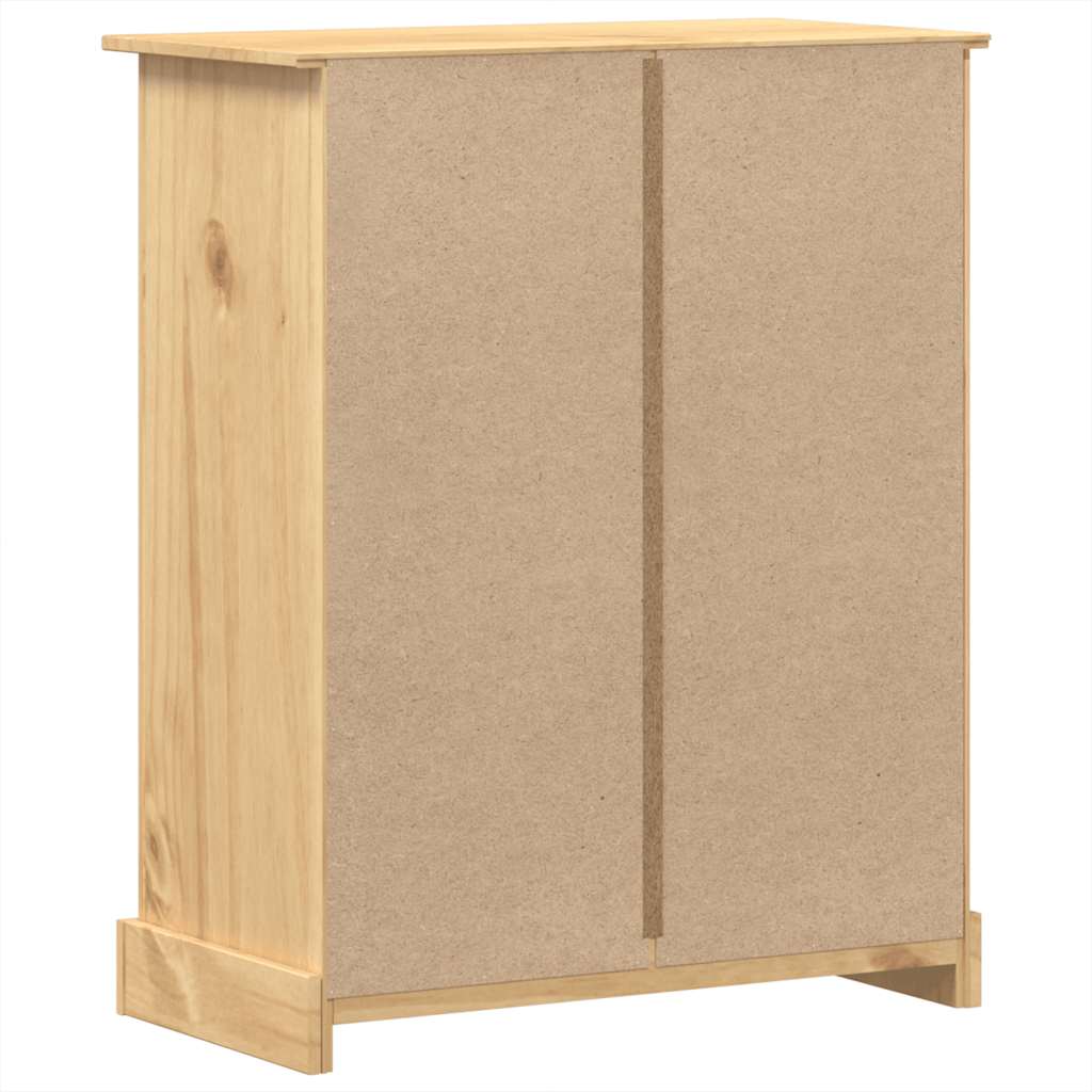 Chest of Drawers Corona 92x48x114 cm Solid Wood Pine