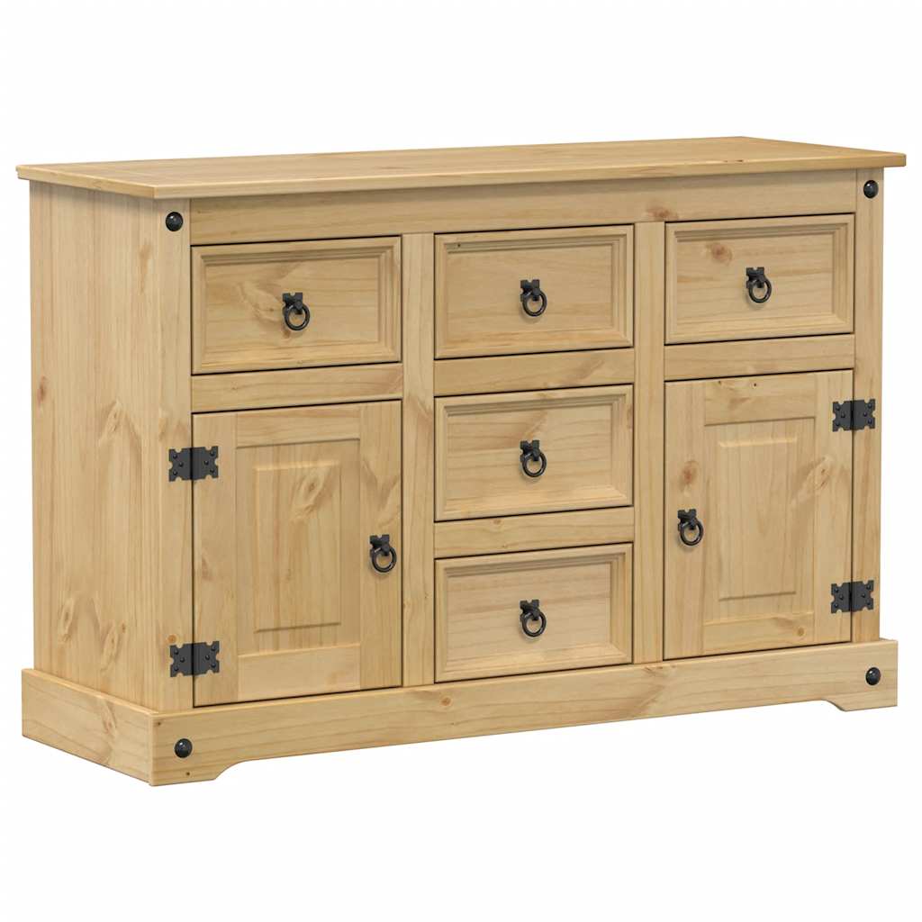Sideboard "Corona" 112x40x75 cm Solid Wood Pine