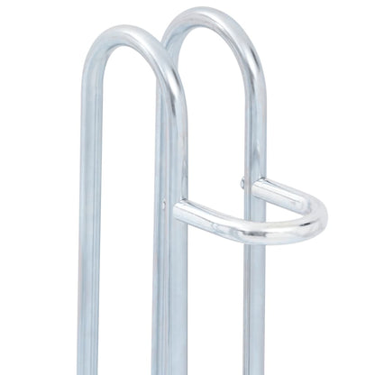 Bicycle Stand for 3 Bikes Floor Freestanding Galvanised Steel