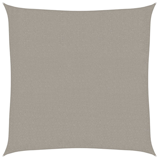 Sunshade Sail 160 g/m² Square Light Grey 2x2 m HDPE