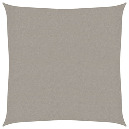 Sunshade Sail 160 g/m² Square Light Grey 2.5x2.5 m HDPE