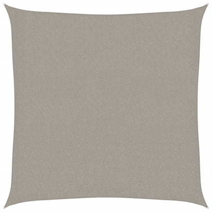 Sunshade Sail 160 g/m² Square Light Grey 3.6x3.6 m HDPE