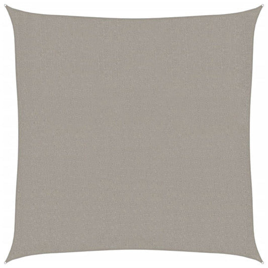 Sunshade Sail 160 g/m² Square Light Grey 3.6x3.6 m HDPE