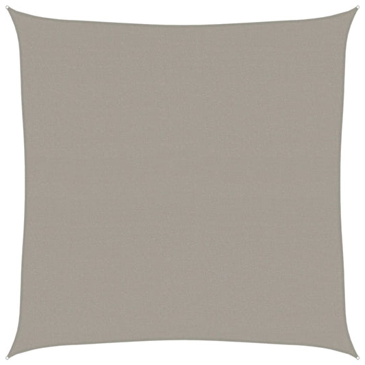 Sunshade Sail 160 g/m² Square Light Grey 4.5x4.5 m HDPE