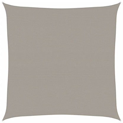 Sunshade Sail 160 g/m² Square Light Grey 5x5 m HDPE
