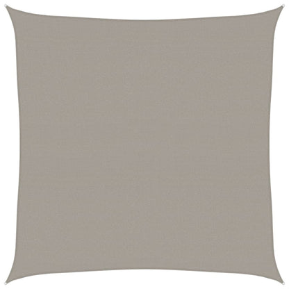 Sunshade Sail 160 g/m² Square Light Grey 7x7 m HDPE