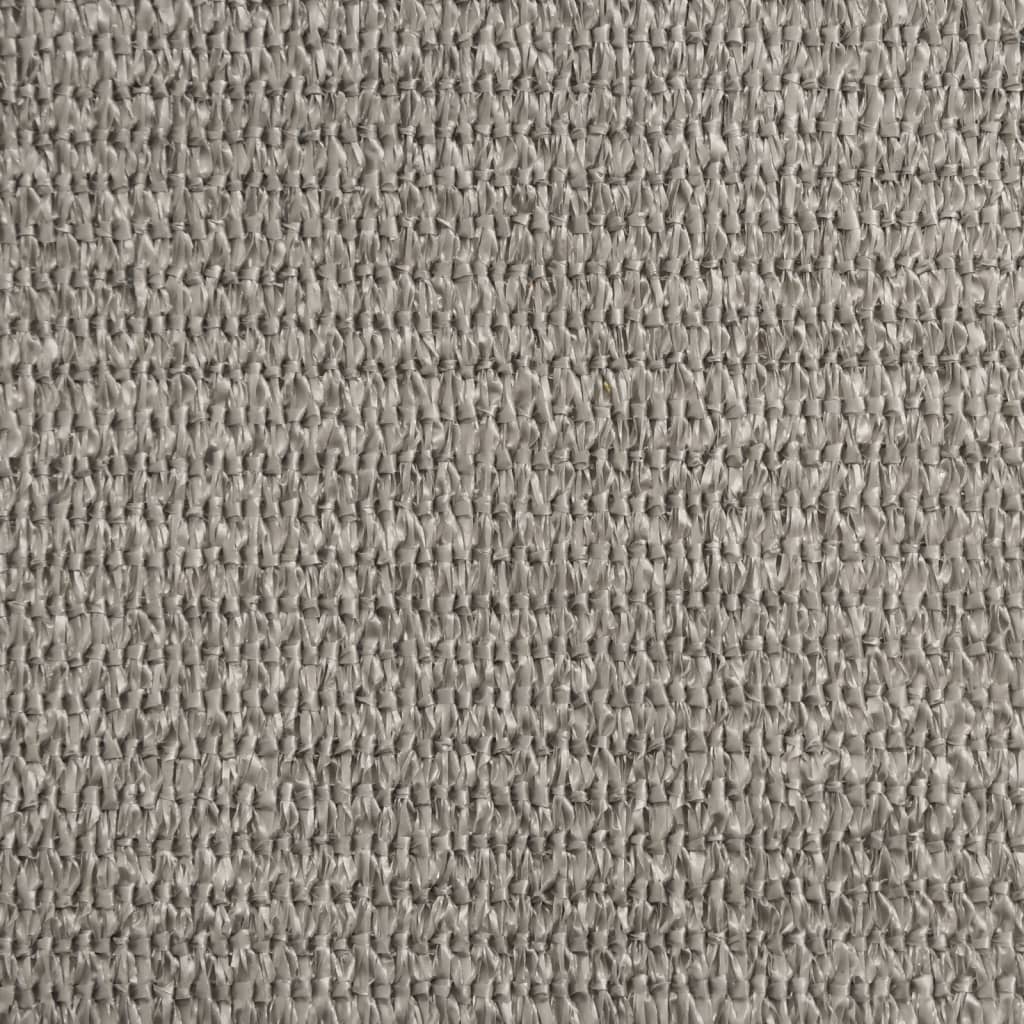 Sunshade Sail 160 g/m² Square Light Grey 7x7 m HDPE