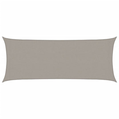 Sunshade Sail 160 g/m² Rectangular Light Grey 2x4.5 m HDPE