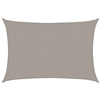 Sunshade Sail 160 g/m² Rectangular Light Grey 4x5 m HDPE
