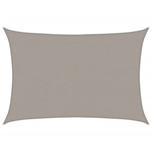 Sunshade Sail 160 g/m² Rectangular Light Grey 4x5 m HDPE