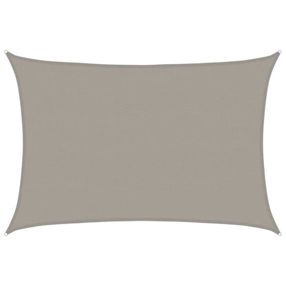 Sunshade Sail 160 g/m² Rectangular Light Grey 5x6 m HDPE