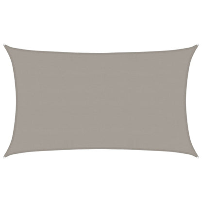 Sunshade Sail 160 g/m² Rectangular Light Grey 5x8 m HDPE