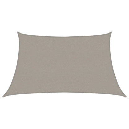 Sunshade Sail 160 g/m² Trapezium Light Grey 3/4x2 m HDPE