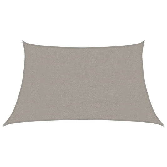Sunshade Sail 160 g/m² Trapezium Light Grey 3/4x2 m HDPE