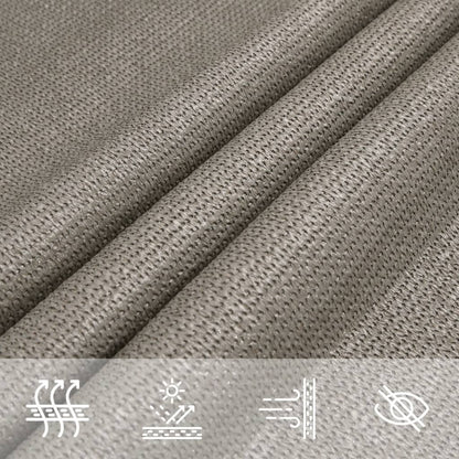Sunshade Sail 160 g/m² Trapezium Light Grey 3/4x2 m HDPE