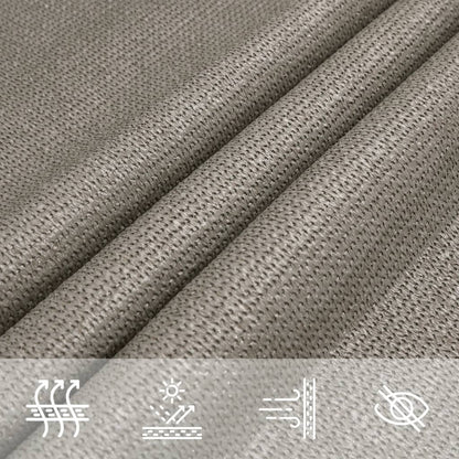 Sunshade Sail 160 g/m² Trapezium Light Grey 3/4x3 m HDPE
