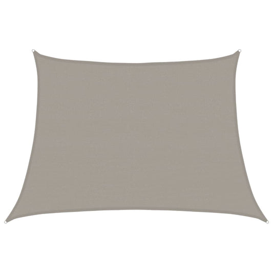 Sunshade Sail 160 g/m² Trapezium Light Grey 4/5x3 m HDPE