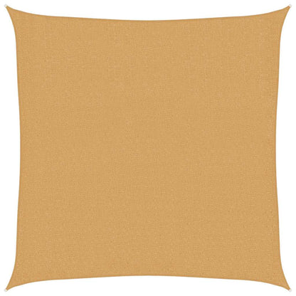 Sunshade Sail 160 g/m² Square Sand 2.5x2.5 m HDPE