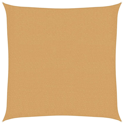 Sunshade Sail 160 g/m² Square Sand 3x3 m HDPE